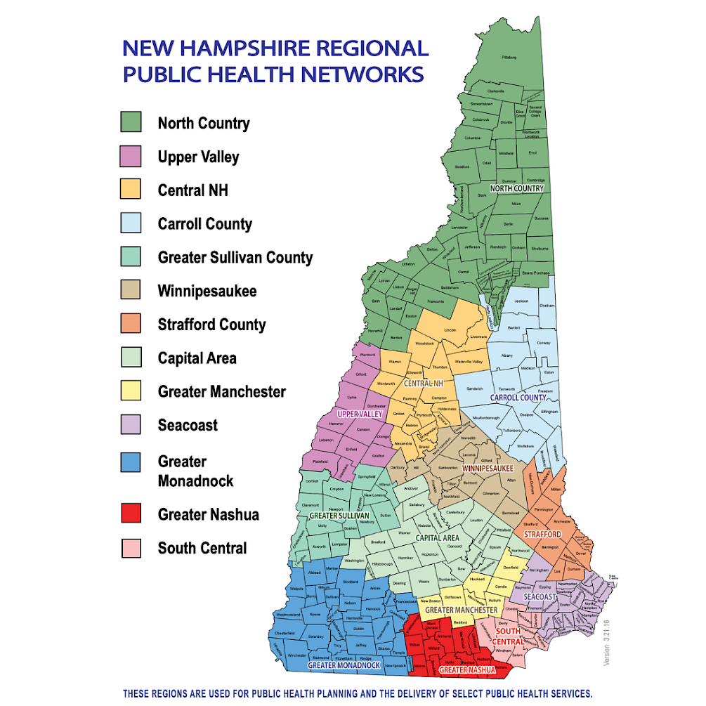 New Hampshire Regional Public Health networks